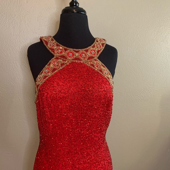 Vintage Beaded Dress - Picture 3 of 10